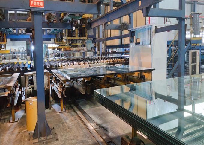 300tpd Konstruksi Bangunan Kaca Float Glass Lini Produksi Bahan Tahan Api 5mm 1