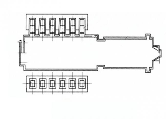 Lini Produksi Kaca Apung Flint ISO9001 300tpd 4mm 0