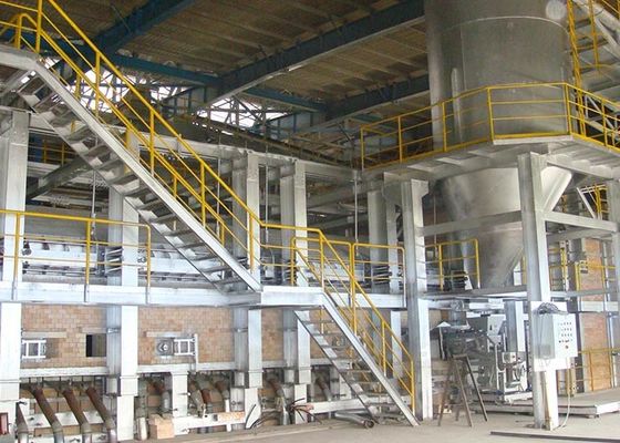 Pasokan Peralatan Melter Tungku Kaca Energi Gas Alam 150T