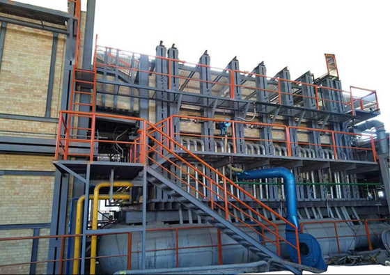 Beli 50ton Flint Warna Struktur Sederhana Akhir Ditembakkan Furance Container Tungku Kaca online manufacture