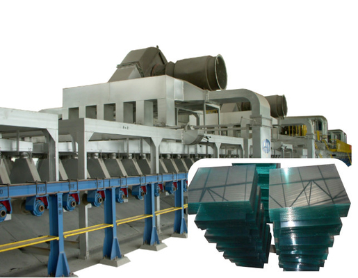 Beli Lini produksi kaca lembaran 1mm 60 Ton Kaca Bening Mesin Pembuat Kaca Lembaran online manufacture