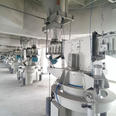 Beli Pabrik Batch Kaca 100Tpd Sistem Pencampuran 380V Mixer Material untuk Kaca Kontainer online manufacture