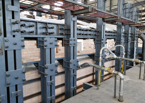 Beli Glass Melter ISO14001 300 TPD Cross Fired Furnace online manufacture