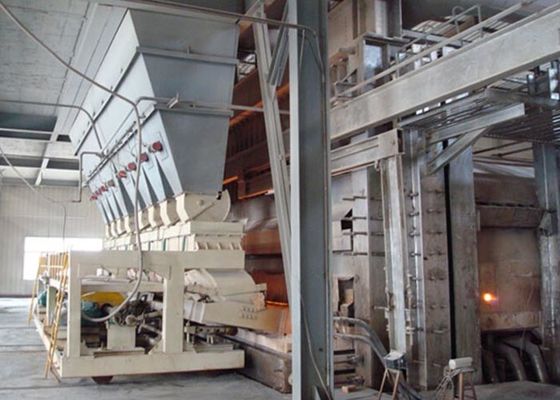 Beli Bahan Bakar Ganda 380V ISO14001 Cross Fired Glass Melter online manufacture