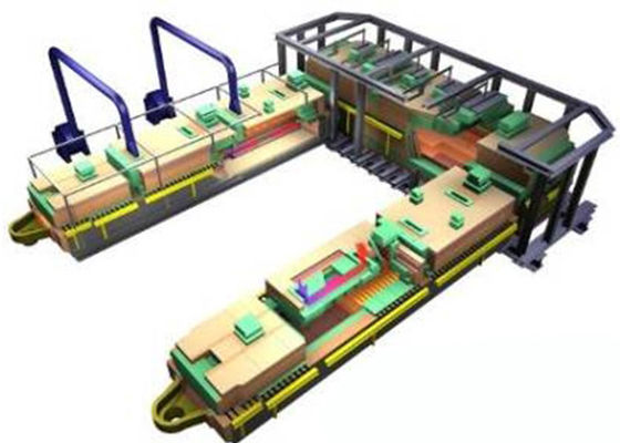 Beli 50 Tpd Tungku Peleburan Kaca Tungku End Fire dengan desain hemat energi canggih online manufacture