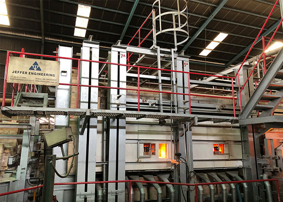 Beli 120TPD Gas Alam Glass Melting Furnace Customized Container Glass Refractory Material online manufacture
